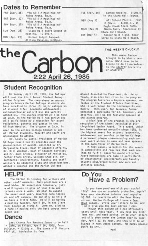 The Carbon (April 26, 1985) Miniature