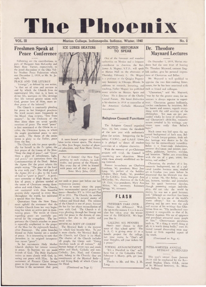 The Phoenix, Vol. III, No. 2 (1940) Thumbnail