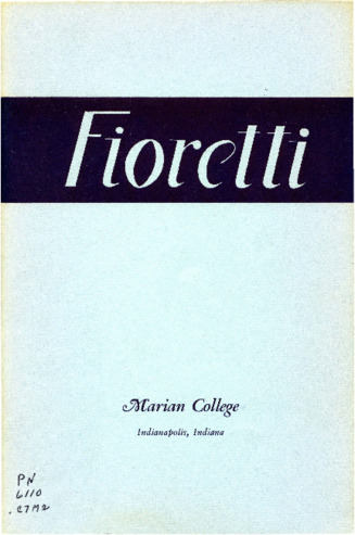 The Fioretti (1953) Miniature