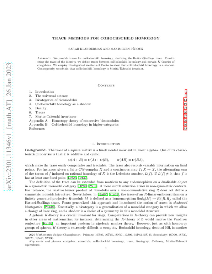 Trace methods for coHochschild homology Thumbnail
