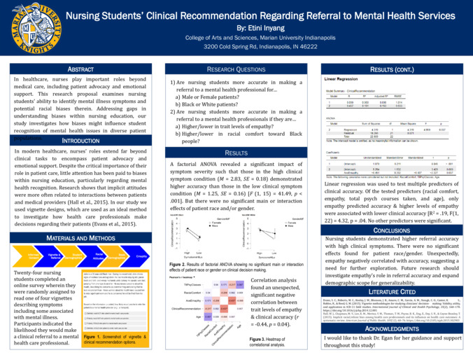 Nursing Students’ Clinical Recommendation Regarding Referral to Mental Health Services Miniaturansicht