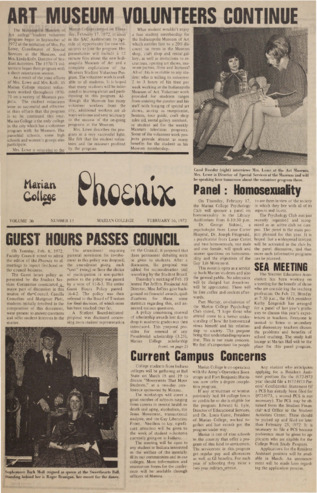 The Phoenix, Vol.XXXVI, No.13 (February 16, 1972) miniatura