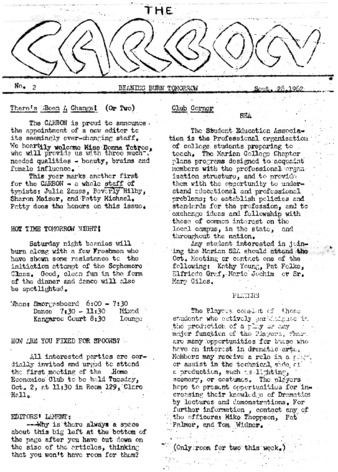 The Carbon (September 28, 1962) Thumbnail