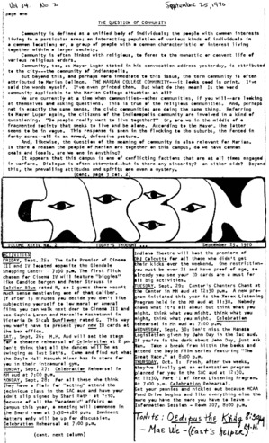 The Carbon (September 25, 1970) Miniature