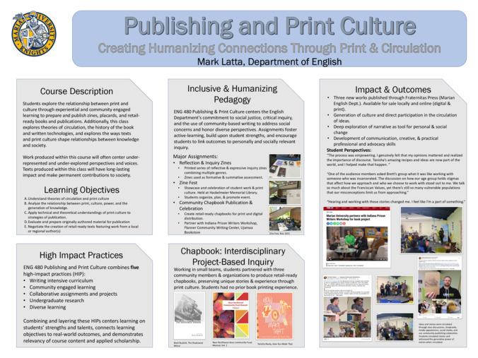 Community Publishing: A Culture of Print in the Near Northwest Area Miniature