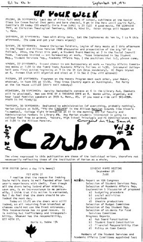 The Carbon (September 24, 1971) Miniature