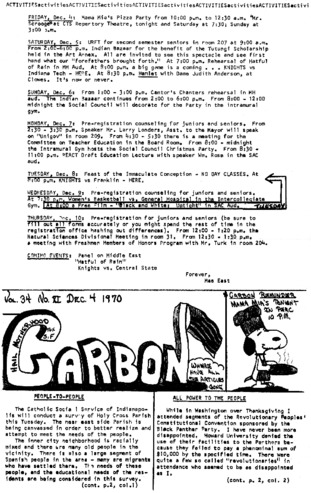 The Carbon (December 4, 1970) Miniature