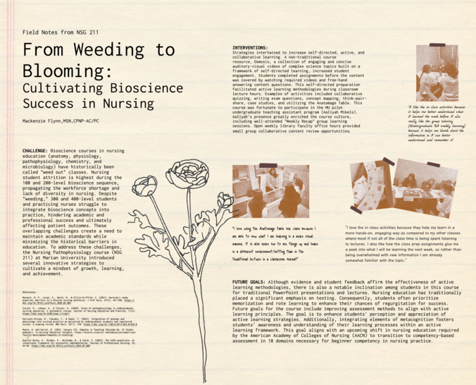 From Weeding to Blooming: Cultivating Bioscience Success in Nursing Miniaturansicht