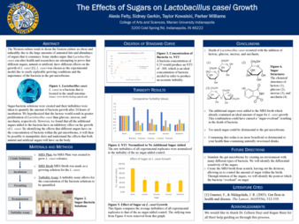 The Effects of Sugars on Lactobacillus Casei Growth Thumbnail