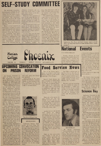 The Phoenix, Vol.XXXVI, No.7 (November 10, 1971) 缩略图