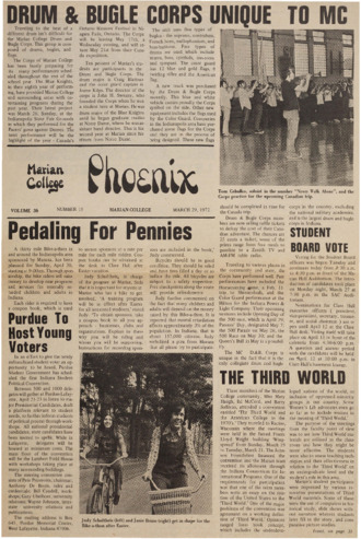 The Phoenix, Vol.XXXVI, No.19 (March 29, 1972) Thumbnail