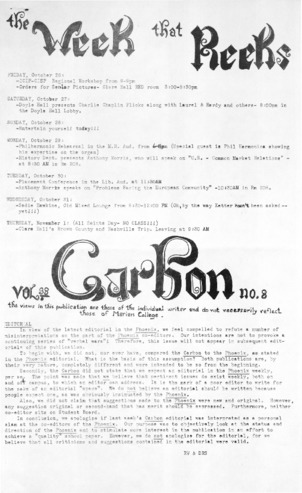 The Carbon (October 26, 1973) Miniature