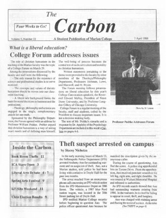 The Carbon (April 7, 1988) Miniature