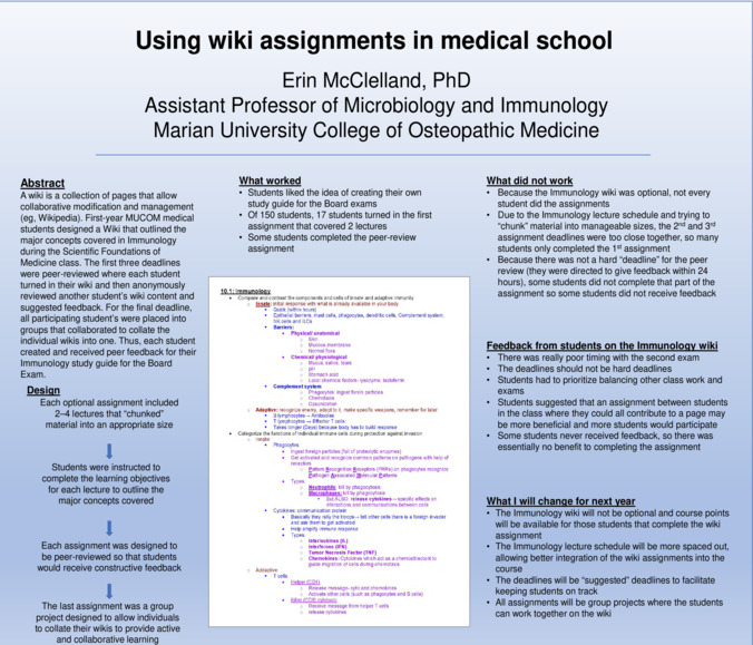 Using Wiki Assignments in Medical School Miniaturansicht