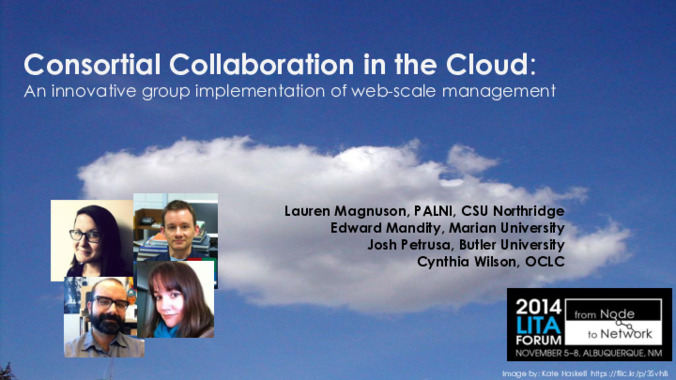 Consortial Collaboration in the Cloud: an Innovative Group Implementation of Web-scale Management 缩略图